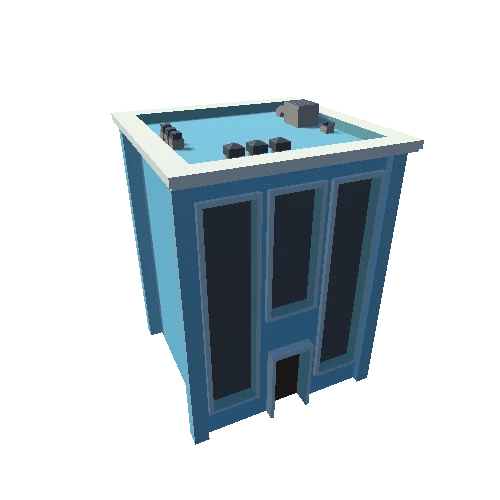 Small Building - Blue 03